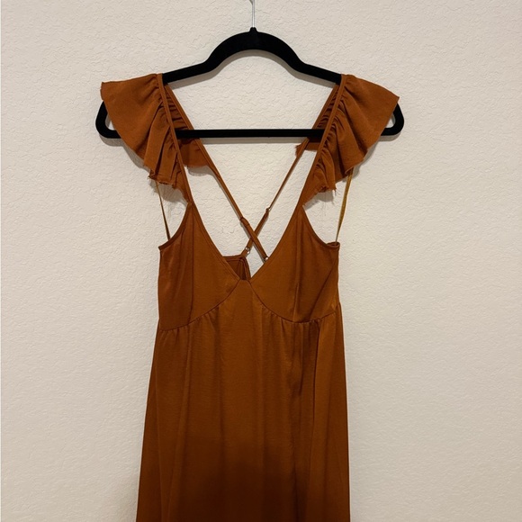 Free People Elegant Rust Maxi Dress - Picture 7 of 7
